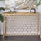 Gold Metal Contemporary Console Table 30" x 42" x 14"